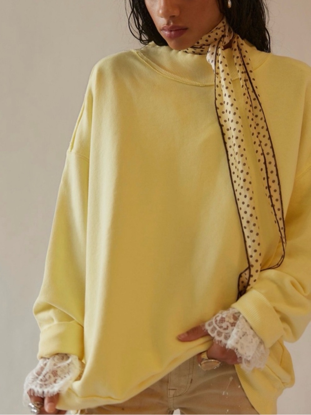 Free People We The Free Palm Springs Pullover/Sweatshirt. NWOT. Size S